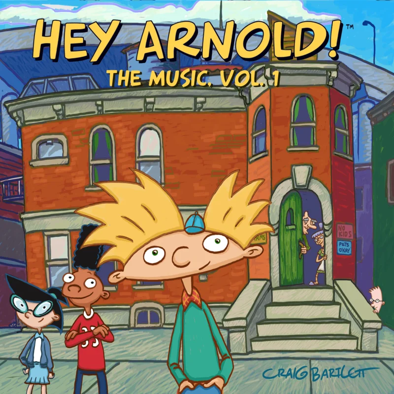 Hey Arnold! - The Music, Vol. 1 LP Mondo Exclusive Orange/White Split