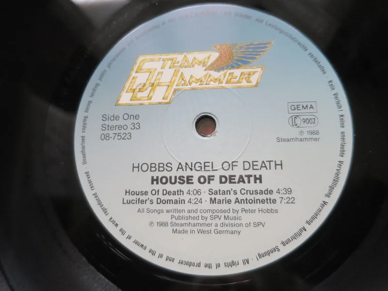 Hobbs Angel Of Death - House Of Death