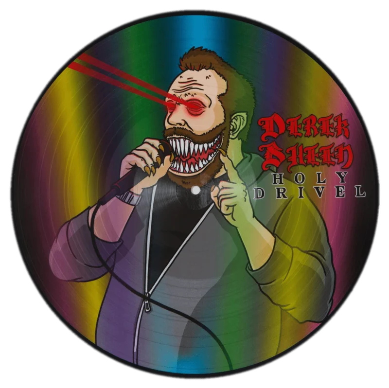 Holy Drivel LP (picture disc alternate art) by Derek Sheen