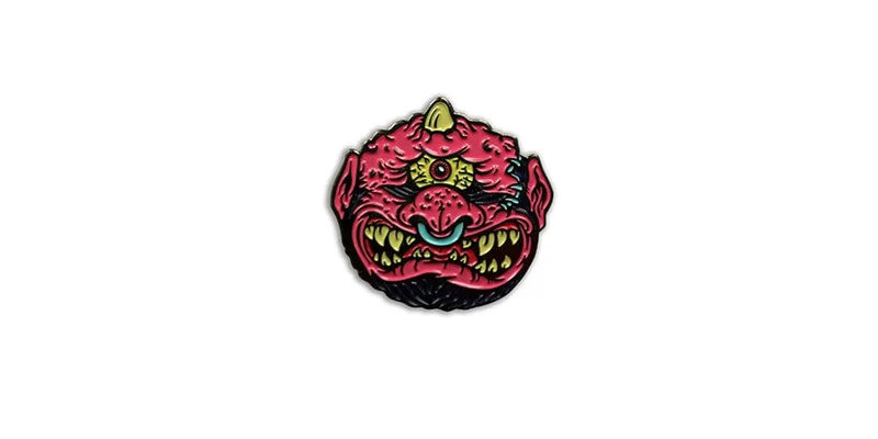 Horn Head Enamel Pin