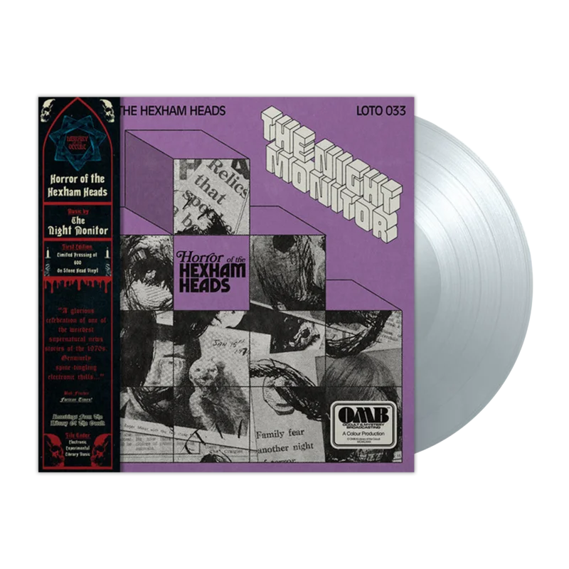 Horror of the Hexham Heads LP by The Night Monitor Hexham Stone Vinyl