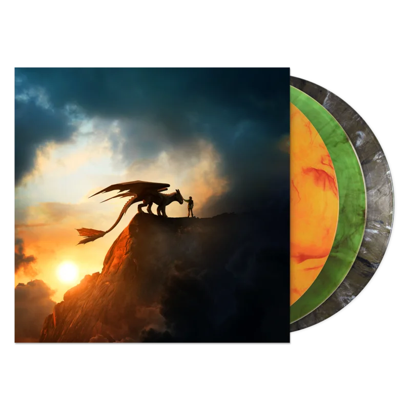 How To Train Your Dragon - Original Motion Picture Soundtrack 3XLP Night Fury Vinyl