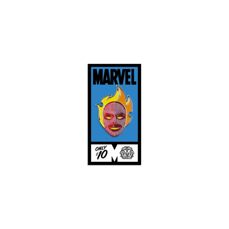 Human Torch Enamel Pin
