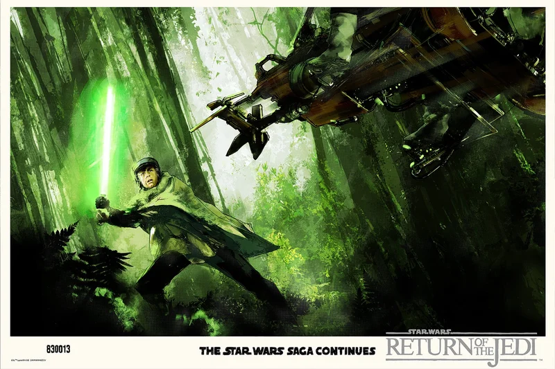 "I Am a Jedi Like My Father Before Me Variant Poster