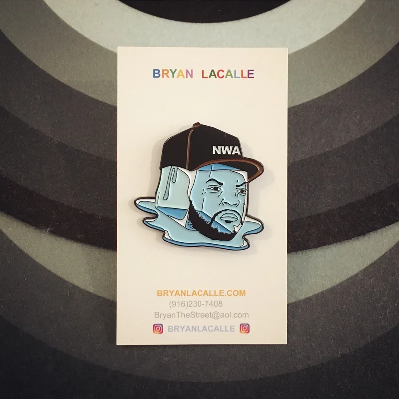 Ice Cube Enamel Pin