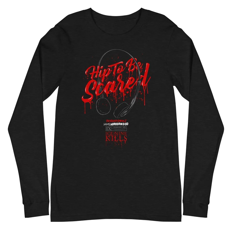 Ice Nine Kills - Hip to be Scared Long Sleeve T-Shirt Black