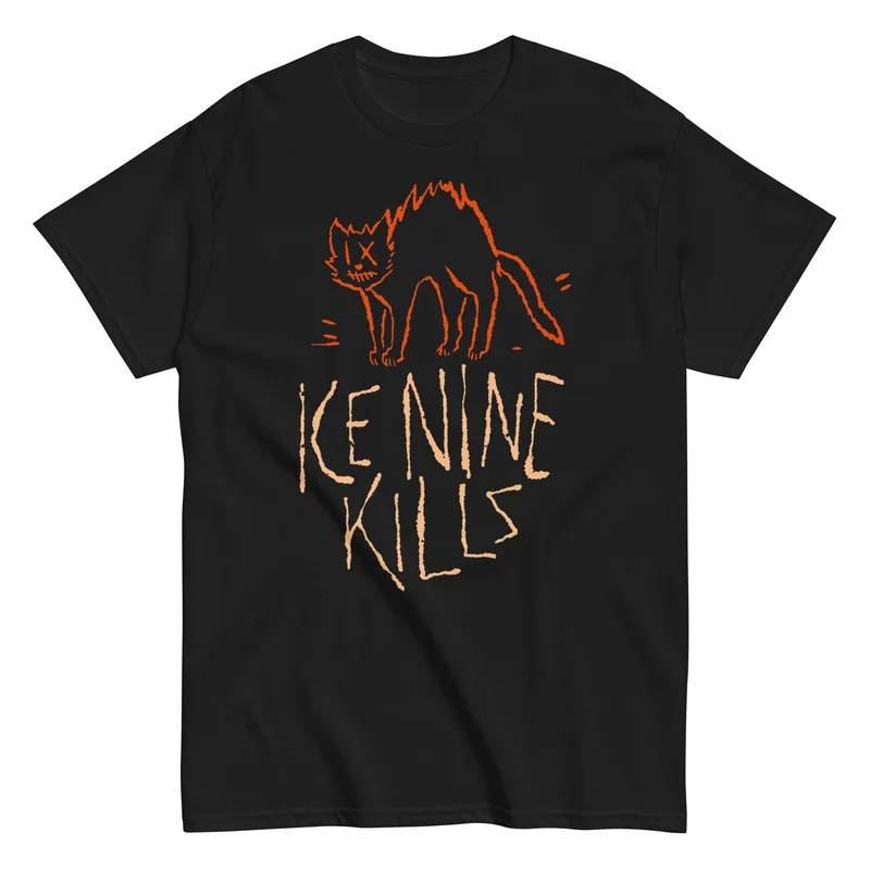 Ice Nine Kills - Scratchy Cat T-Shirt Black