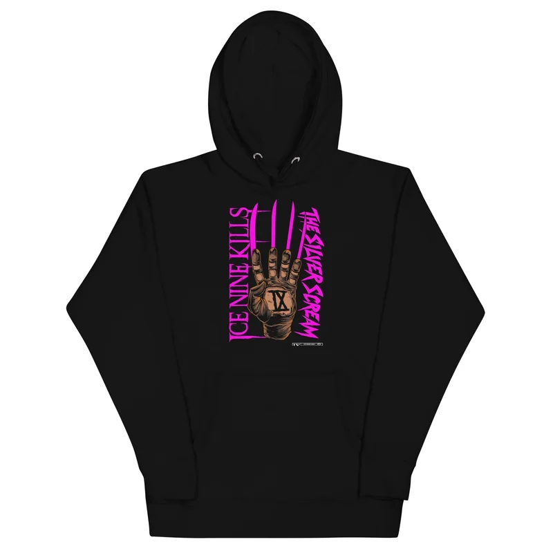 Ice Nine Kills - Silver Scream Hoodie Black
