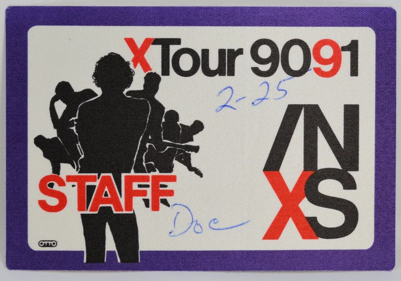INXS - 1990/91 Backstage Pass