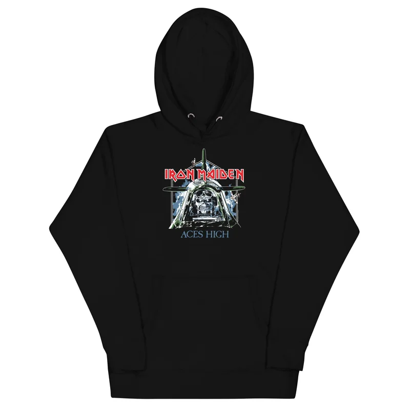 Iron Maiden - Aces High Hoodie Black