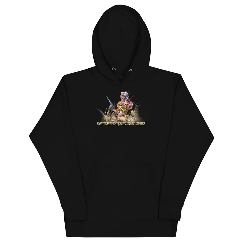 Iron Maiden - Back in Time Hoodie Black