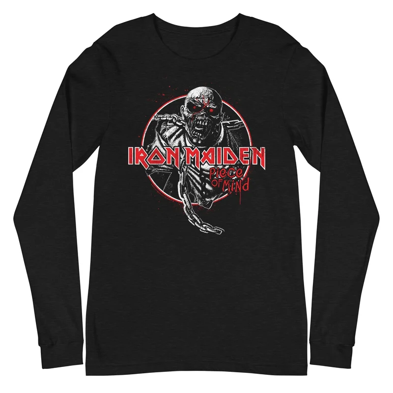 Iron Maiden - Eddie Peace Long Sleeve T-Shirt Black