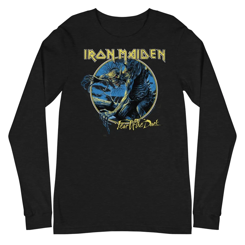 Iron Maiden - Fear of the Dark Long Sleeve T-Shirt Black
