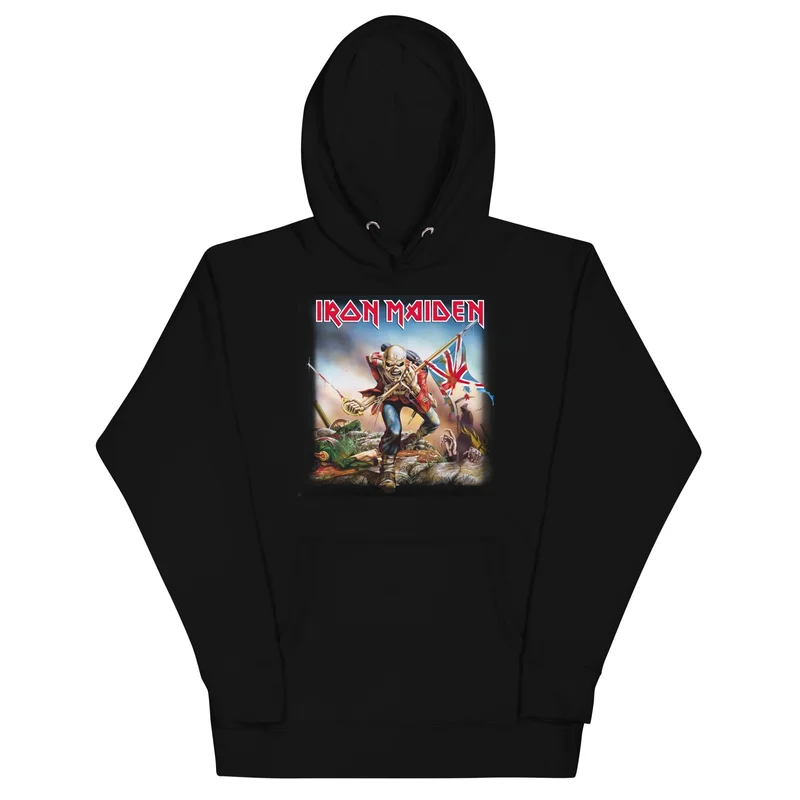 Iron Maiden - Flag Hoodie Black