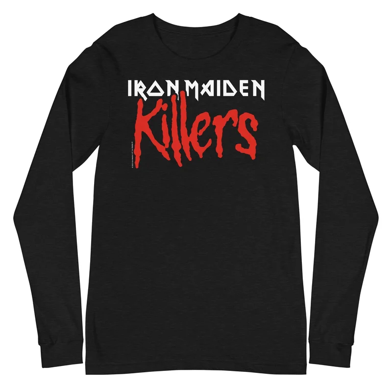 Iron Maiden - Killers Drip Long Sleeve T-Shirt Black
