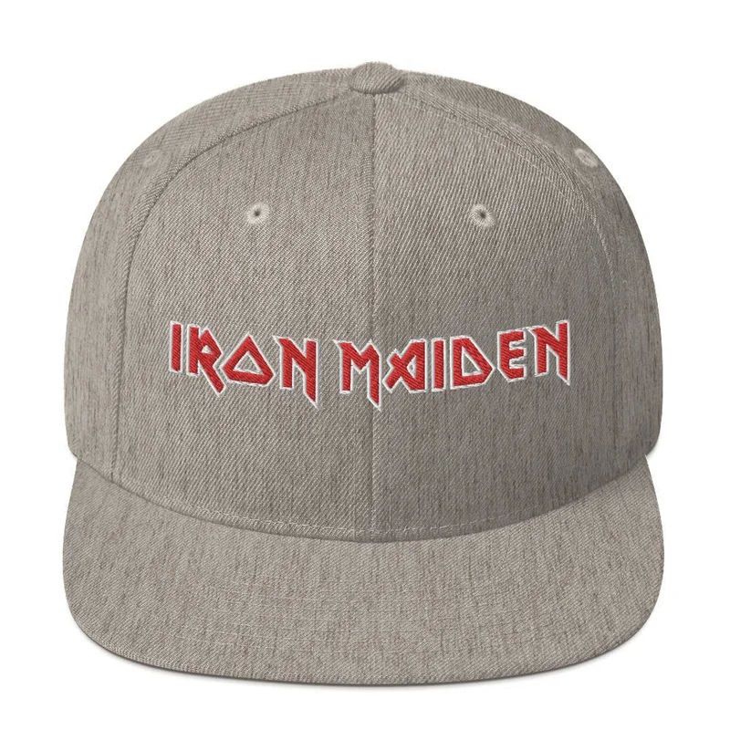 Iron Maiden - Logo Snapback Hat Black