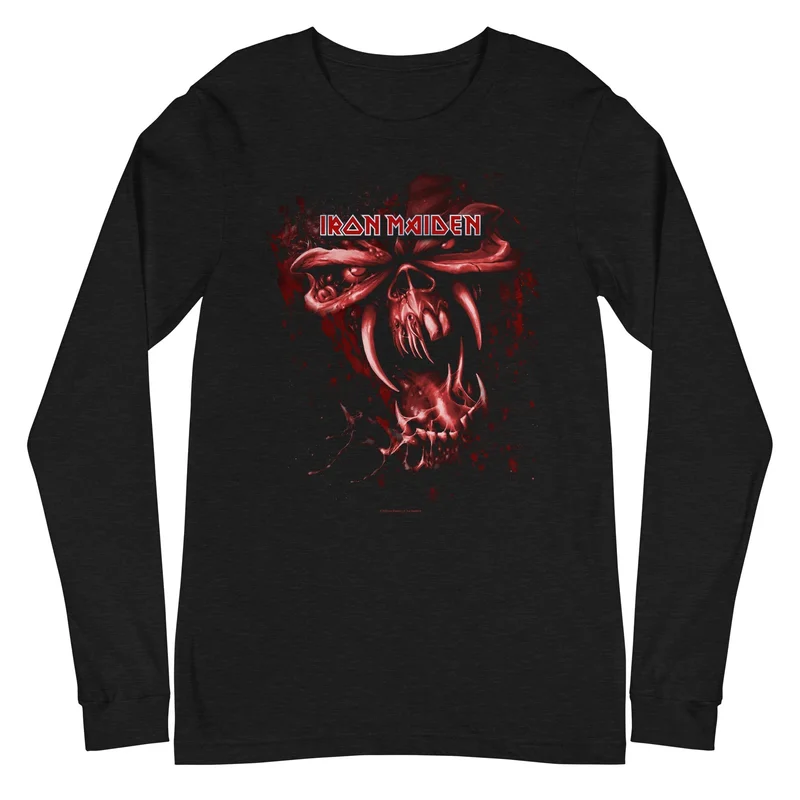 Iron Maiden - Mouth of the Beast Long Sleeve T-Shirt Black