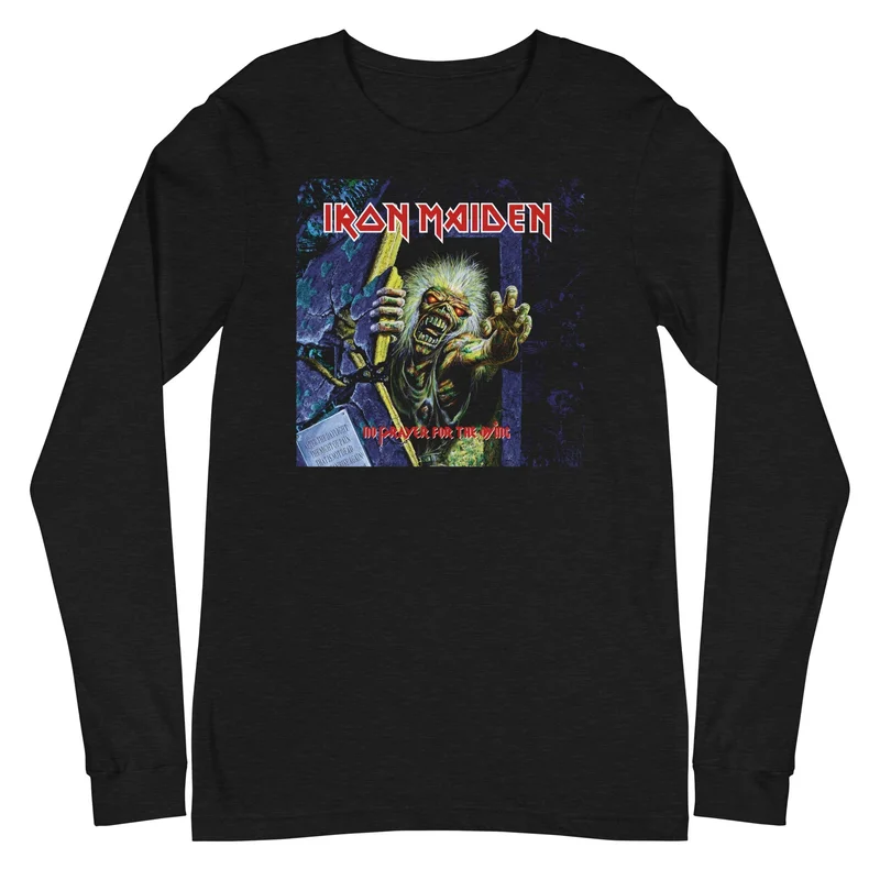 Iron Maiden - No Prayer for the Dying Long Sleeve T-Shirt Black