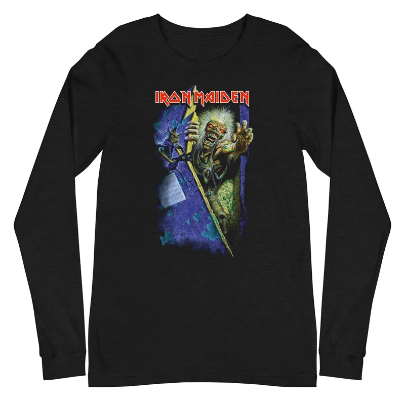 Iron Maiden - Reaching Eddie Long Sleeve T-Shirt Black