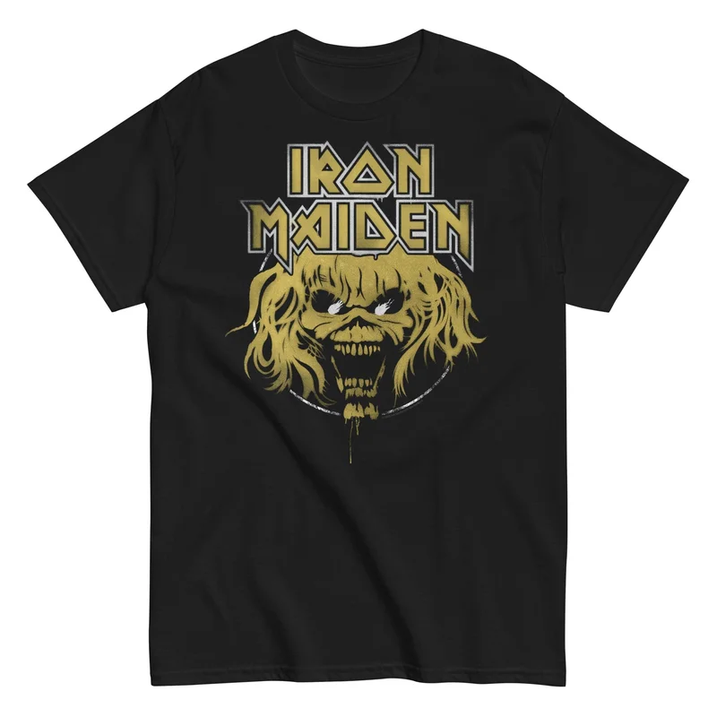 Iron Maiden - Stacked Logo T-Shirt Black