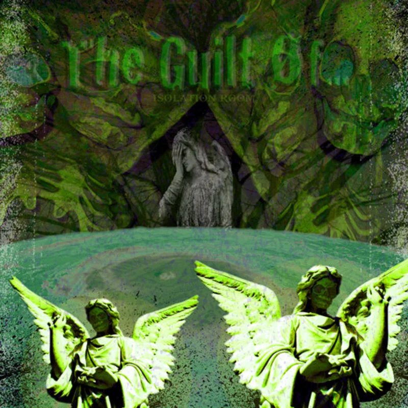 Isolation Room LP by The Guilt f... Green Colored Vinyl with Doublemint and Black Splatter