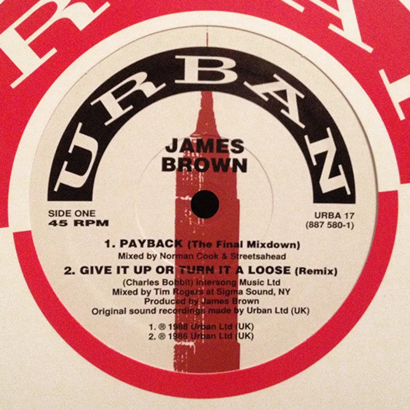 James Brown-Payback (The Final Mixdown) 12" Single