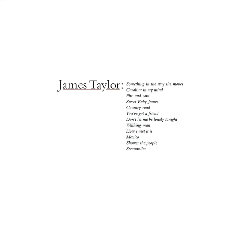 James Taylor - Greatest Hits [180g Black Vinyl LP]