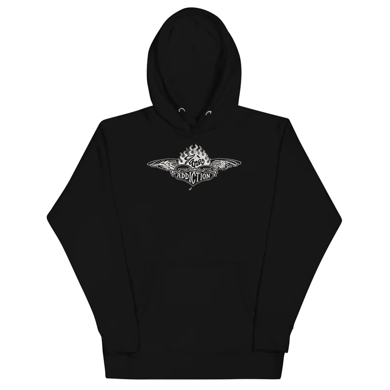 Jane's Addiction - Badge Logo Hoodie Black