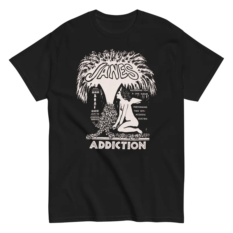 Jane's Addiction - Roxy Live T-Shirt Black