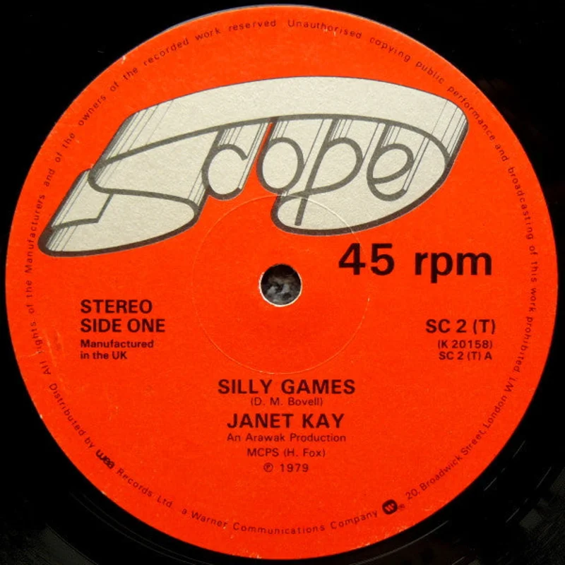 Janet Kay-Silly Games 12" Single
