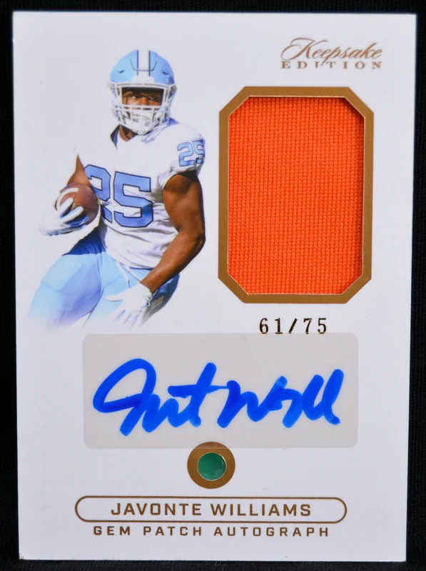 Javonte Williams - Keepsake Auto Relic 61/75