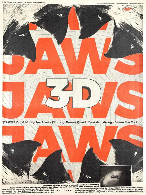Jaws 3-D Poster