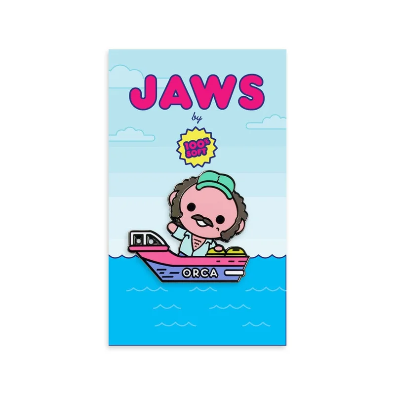 Jaws Quint Enamel Pin