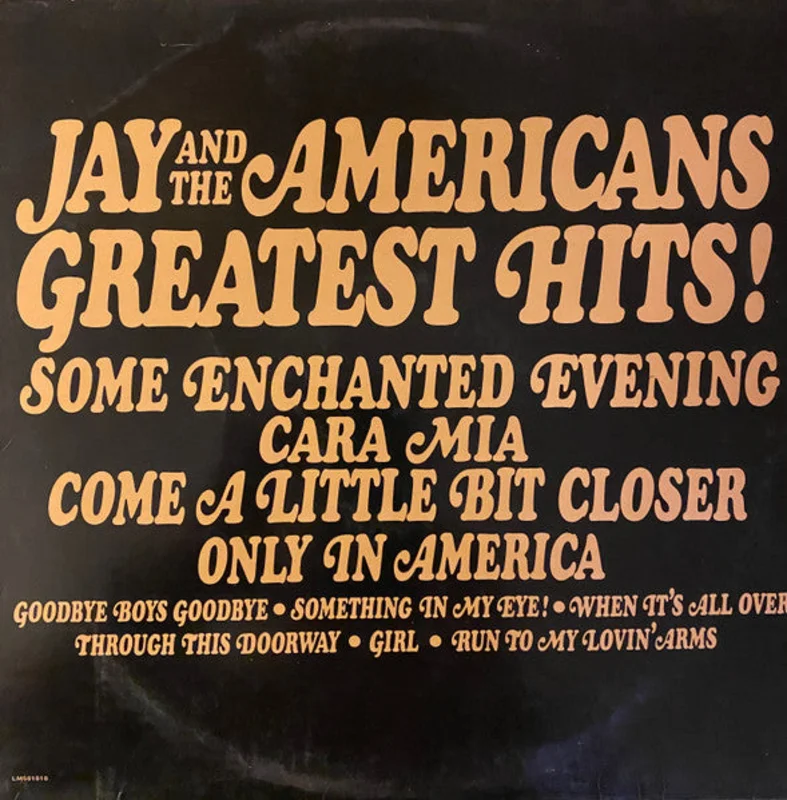 Jay & The Americans-Jay And The Americans Greatest Hits LP