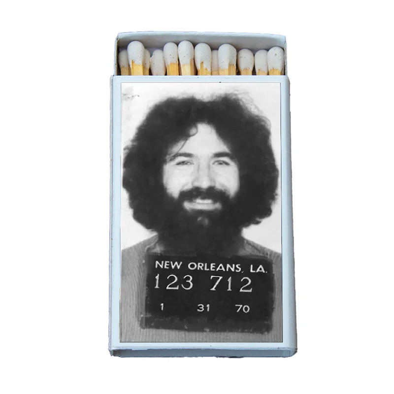Jerry Garcia - Mugshot Matchbook