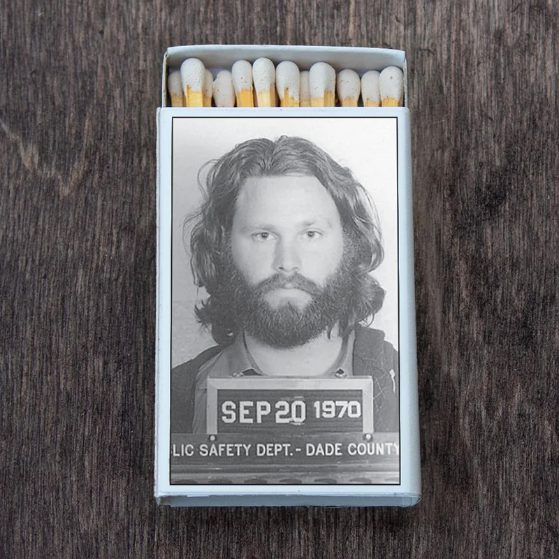 Jim Morrison - Mugshot Matchbook