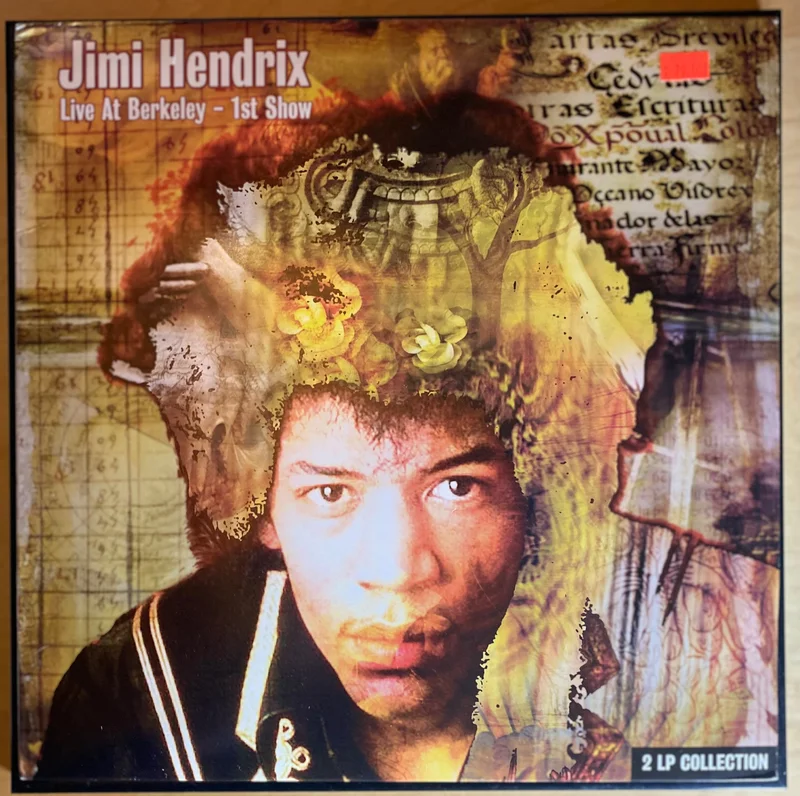 Jimi Hendrix Live at Berkeley 1st show- Vinyl Radioactive records