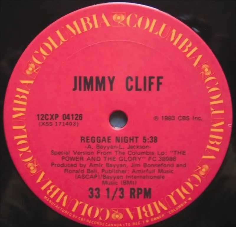Jimmy Cliff-Reggae Night 12" Single
