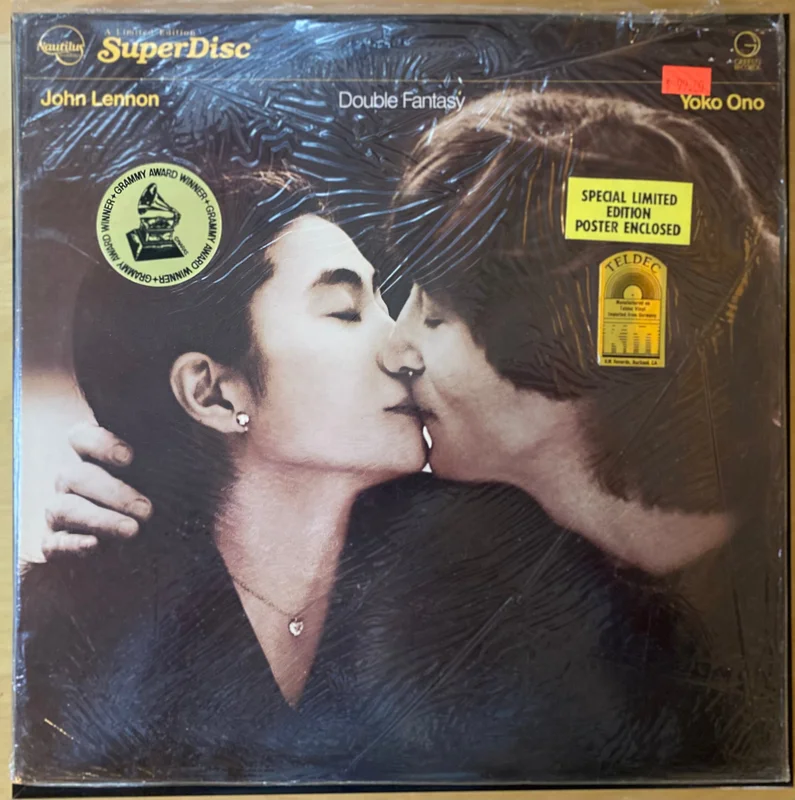 John Lennon & Yoko Ono  Double Fantasy U.S. Nautilus Superdisc LP- W/Poster