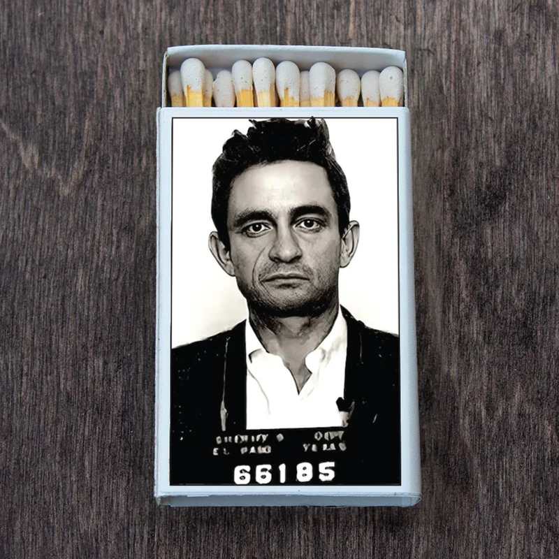 Johnny Cash - Mugshot Matchbook