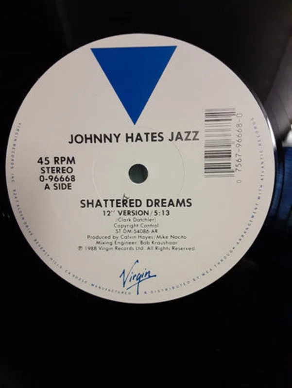 Johnny Hates Jazz-Shattered Dreams 12" Single Factory Sealed