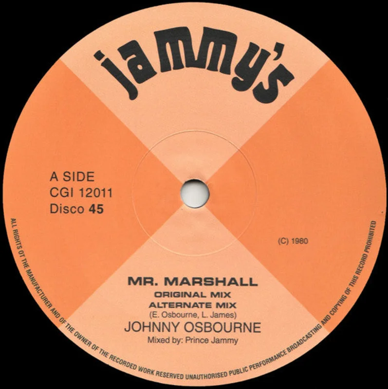 Johnny Osbourne | Mr Marshall (New)
