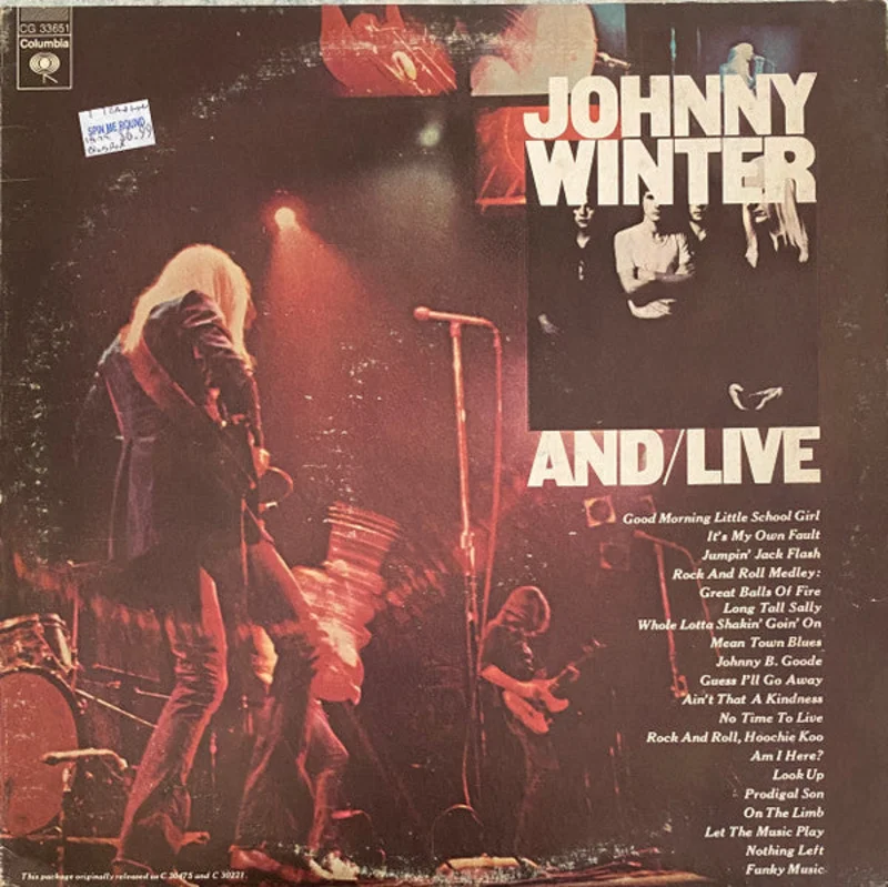 Johnny Winter And-And/Live 2xLP Final Sale