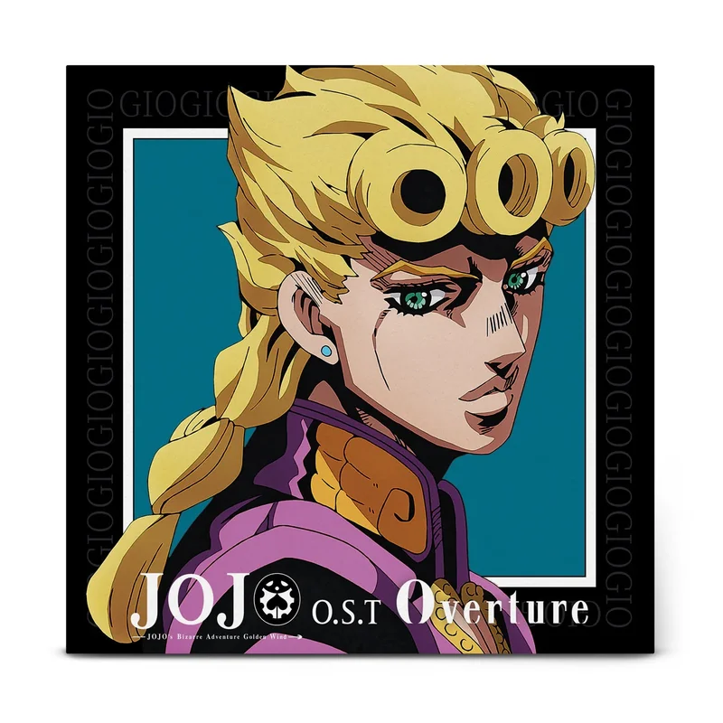 Jojo's Bizarre Adventure: Golden Wind 2XLP Yellow w/ Red Marble