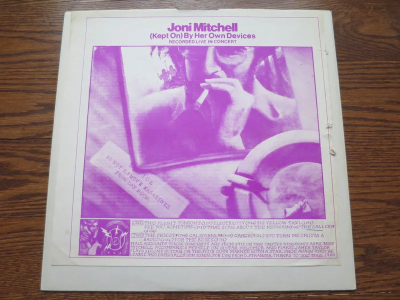 Joni Mitchell - (Kept On) By Her Own Devices