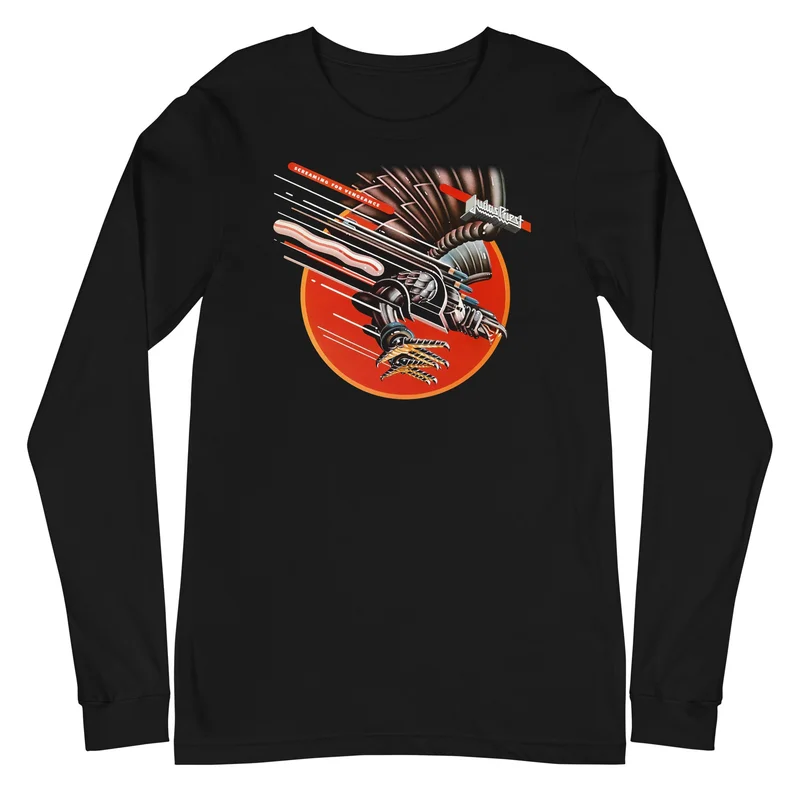 Judas Priest - Holographic Long Sleeve T-Shirt Black