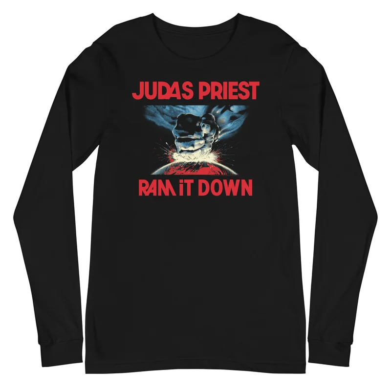 Judas Priest - Ram Bigger Long Sleeve T-Shirt Black