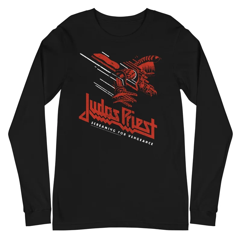 Judas Priest - Screaming for Vengeance Long Sleeve T-Shirt Black