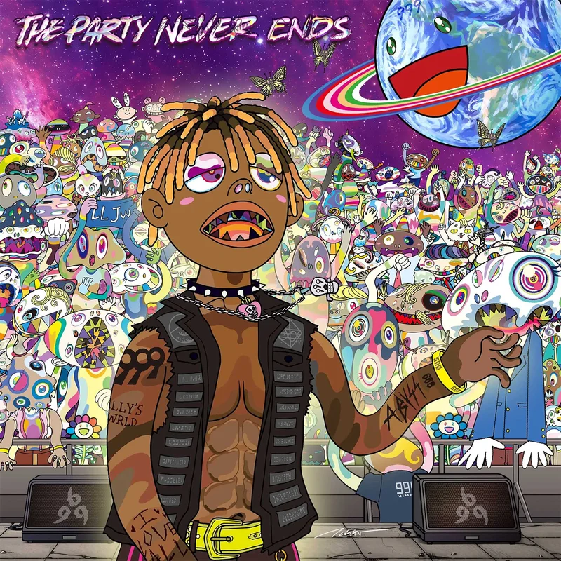 Juice WRLD - The Party Never Ends [2 LP, Indie Exclusive, Glacier Silver Colored Vinyl LP]