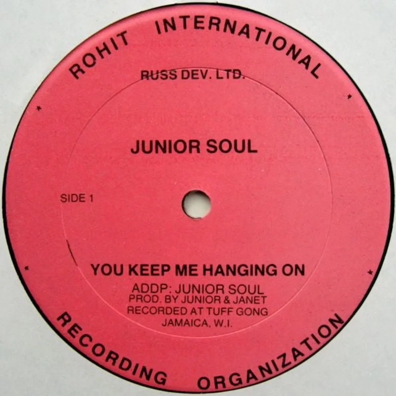 Junior Soul-You Keep Me Hanging On 12" Single